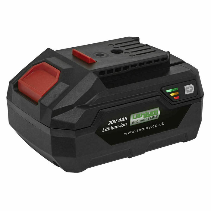 Sealey CP20VBP4 Power Tool Battery 20V 4Ah Lithium-ion for CP20V Series