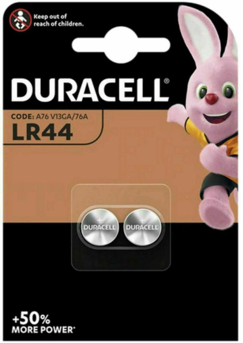 4 x DURACELL LR44 1.5V ALKALINE BUTTON CELL BATTERIES LR 44 A76 HEXBUG