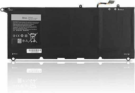 REPLACEMENT BATTERY 90V7W FOR DELL XPS 13 9343 9350 4-CELL 56WH 5K9CP JHXPY