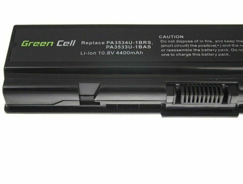 Green Cell TS01 Battery for Toshiba Satellite PA3534U-1BRS A200 A300 4400mAh