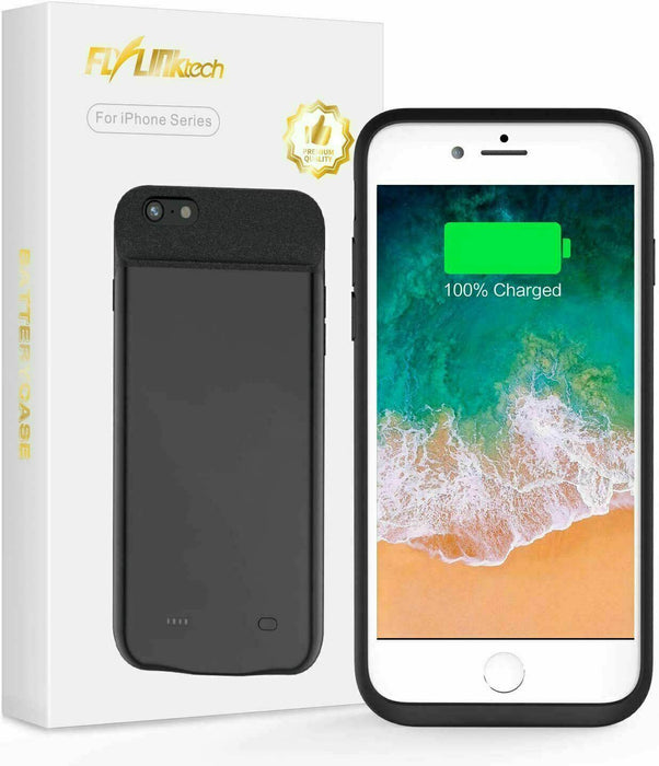 FLYLINKTECH Battery Case for iPhone 6P / 6SP / 7P / 8P  1800mAh Charging Case Ba