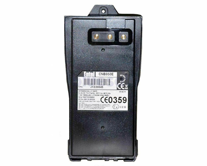 Entel ATEX CNB950E Rechargeable Lithium-Ion Battery Pack with Rear Clip