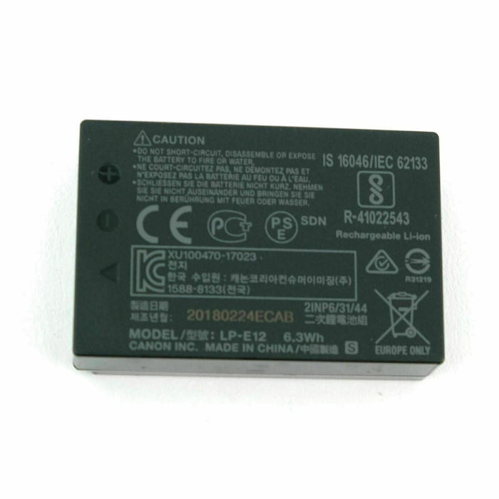 Canon LP-E12 Battery for EOS M and 100D Genuine Camera Battery