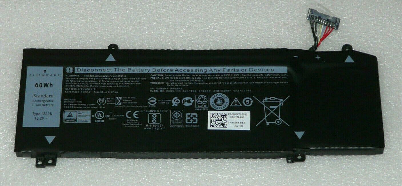 NEW DELL G5 5590 G7 7590 7790 BATTERY 4-CELL 60Wh 15.2V 1F22N HYWXJ JJPFK