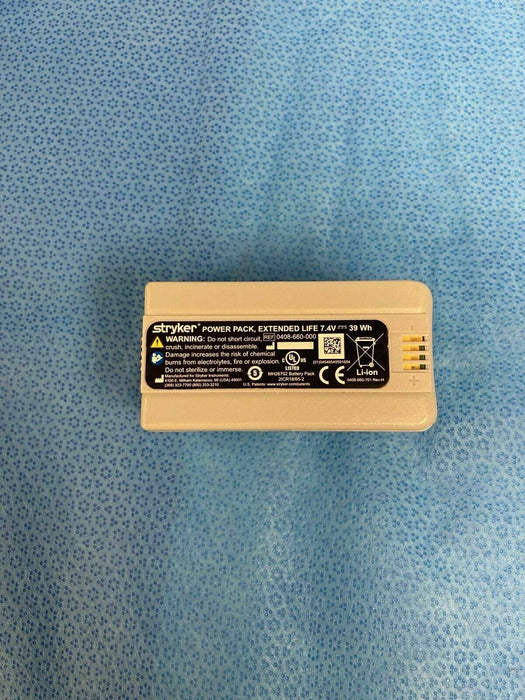 1PCS For Stryker POWER PACK EXTENED LIFE 7.4V 39Wh 0408-660-000