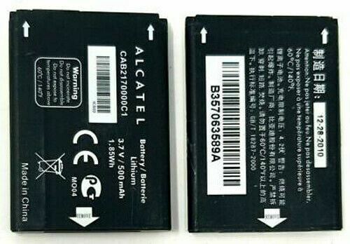 Alcatel Battery  CAB2170000C1  OT 344 383 508 565 600 660 F250 S621 V570 Genuine