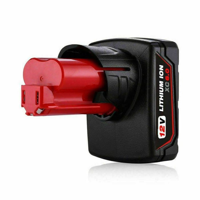 6AH For Milwaukee M12B6 LITHIUM ION XC 6.0 High Capacity Battery 12 V Drill Tool