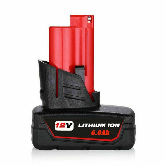 6AH For Milwaukee M12B6 LITHIUM ION XC 6.0 High Capacity Battery 12 V Drill Tool