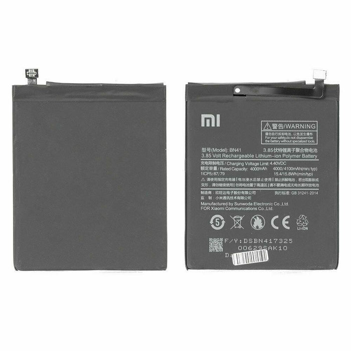 Original Mi Xiaomi Battery BN41 for Xiaomi Redmi Note 4 With 4100mAh