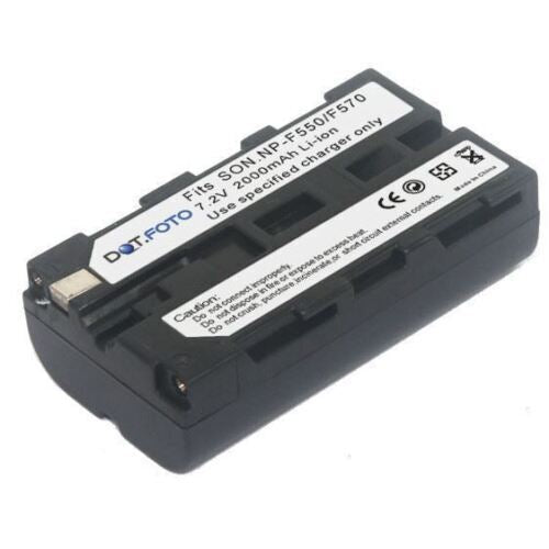 Used Replacement Battery NP-F550 NP570 F330 Battery Video Camera - 2200mAh
