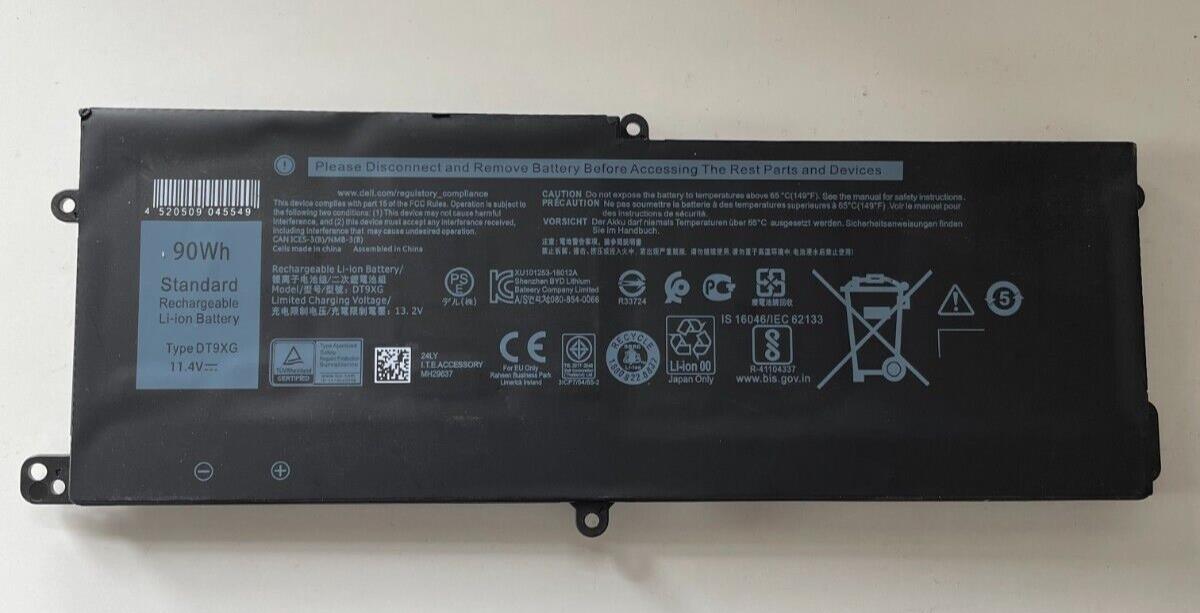 OEM DT9XG BATTERY FOR 11.4V 90WHR 0KJYFY 7PWKV