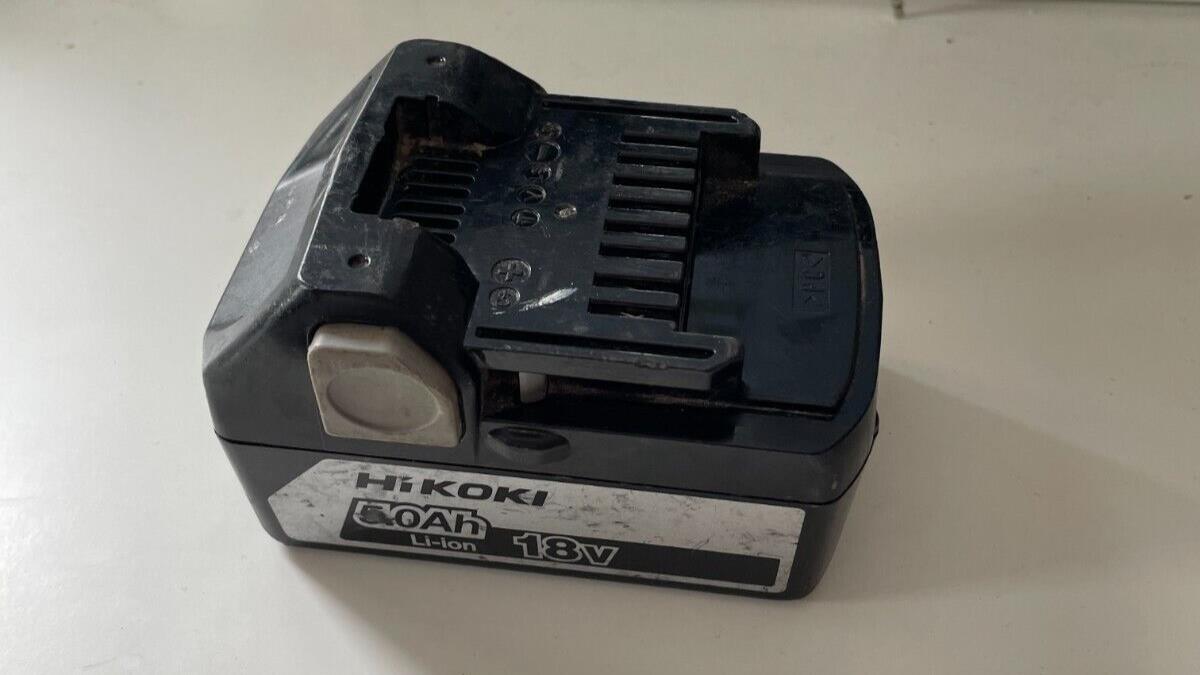 HiKOKI BSL1850 Li-ion 18V 5.0ah Slide-on Battery Used