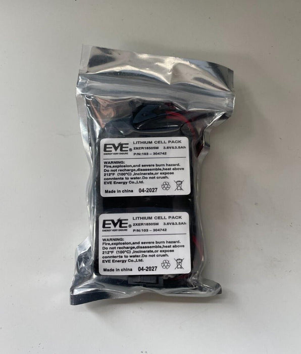 Visonic Siren Battery MCS-740 SR-740 PG2, Powermax, Powermaster Bell 3.6V 3.5ah