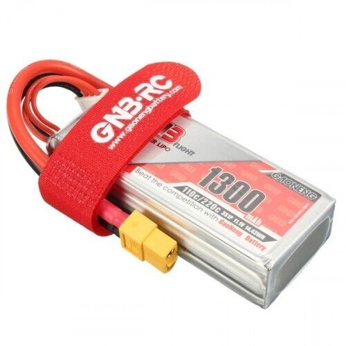 Gaoneng GNB 11.1V 1300mAh 3S 110/220C Lipo Battery XT60 Plug