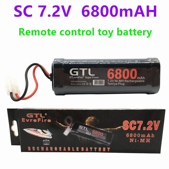 SC 7.2v 6800mAh NI-MH Battery Pack