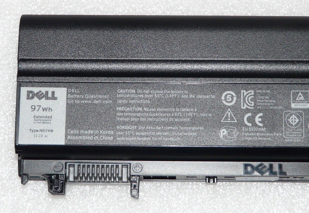 NEW GENUINE DELL LATITUDE E5440 E5540 BATTERY 97WH 9CELL N5YH9 Y6KM7 970V9 45HHN