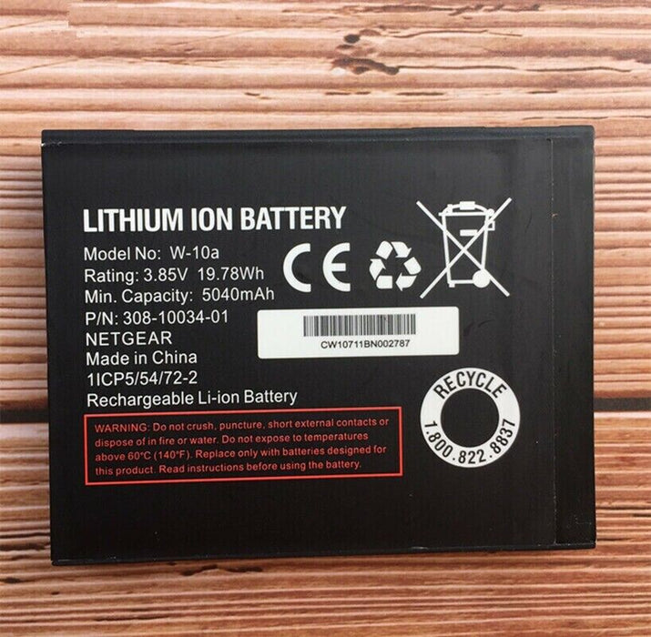 W-10a New OEM 5040mAh 3.85V Battery for Netgear NightHawk Router Modem M1 MR1100