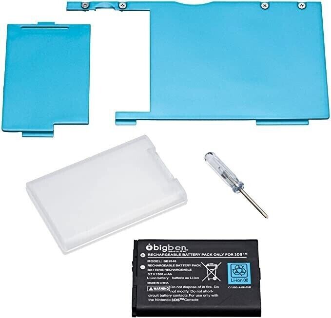 Kit Replacement Battery Rechargeable Console Nintendo 3DS + Base Charge Lead New