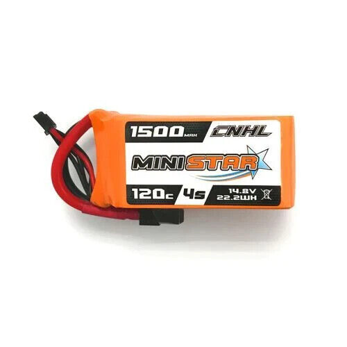 CNHL MiniStar 1500mAh 4S 14.8V 120C Lipo Battery With XT60 Plug
