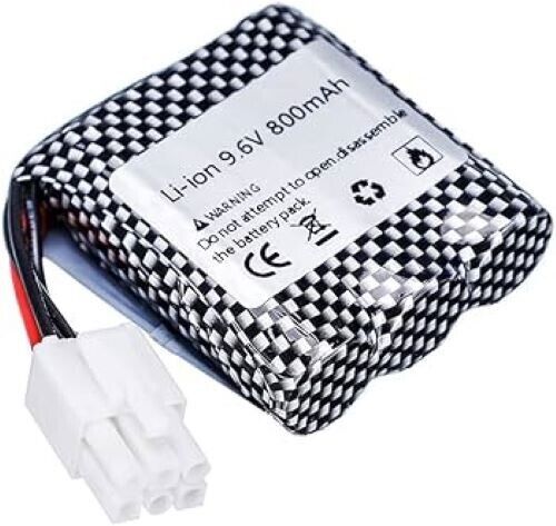 Battery for GPToys, Foxx, Hosim 800mAh, 9.6 V, Li-ion, 54 x 48 x 16.5 mm