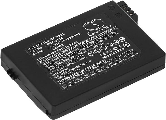 Cameron Sino Cs-Sp112SL Battery for Sony PSP / 2th Silm / 1200mAh (Lite)