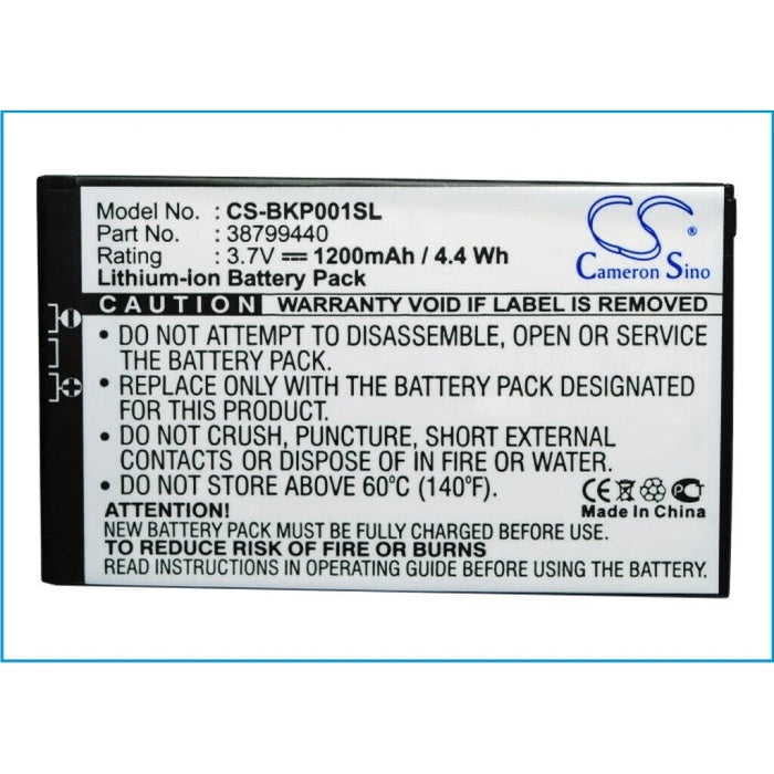Cameron Sino Navigator Battery Becker CS-BKP001SL (1200 mAh, 3.7 V)