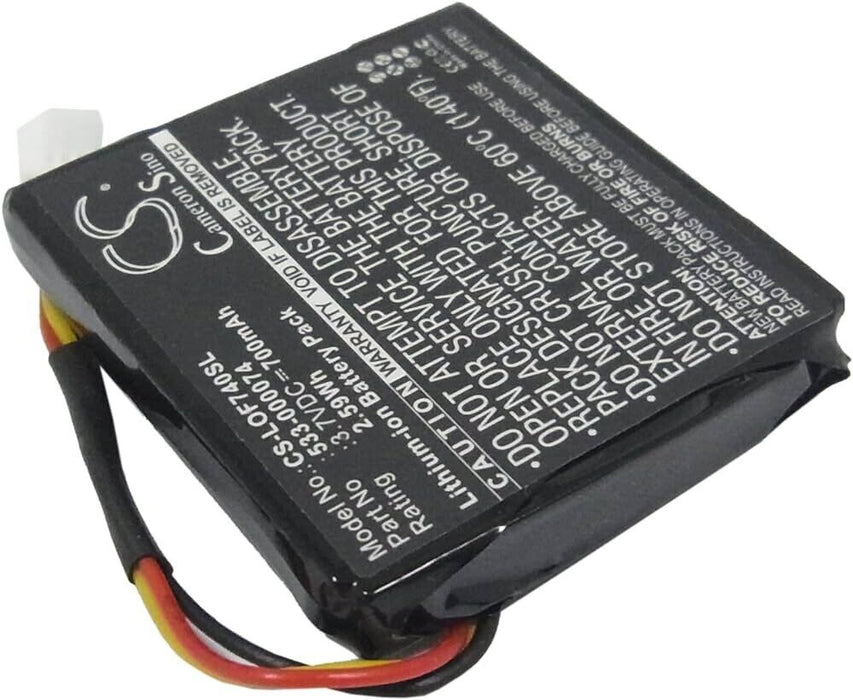CamSino CS-LOF740SL battery for Logitech G930/F540/981-000257 (700 mAh, 2.59 Wh)