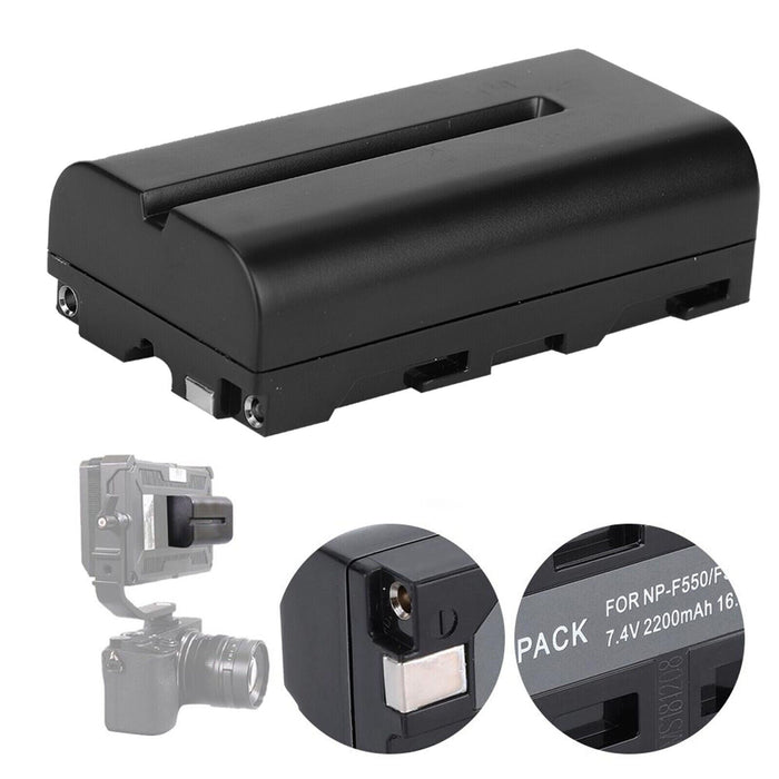 NPF550/NPF570 7.4V 2400mAh Camera Camcorder Full Decoded Battery For Sony2 GF0