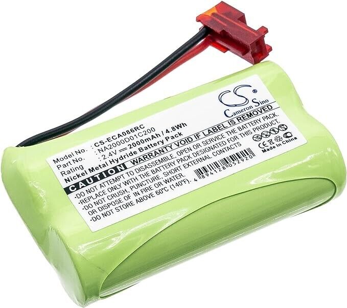 CS-ECA086RC Battery 2000mAh compatible with [Earmuff] 05455086, Control VP EEHCV