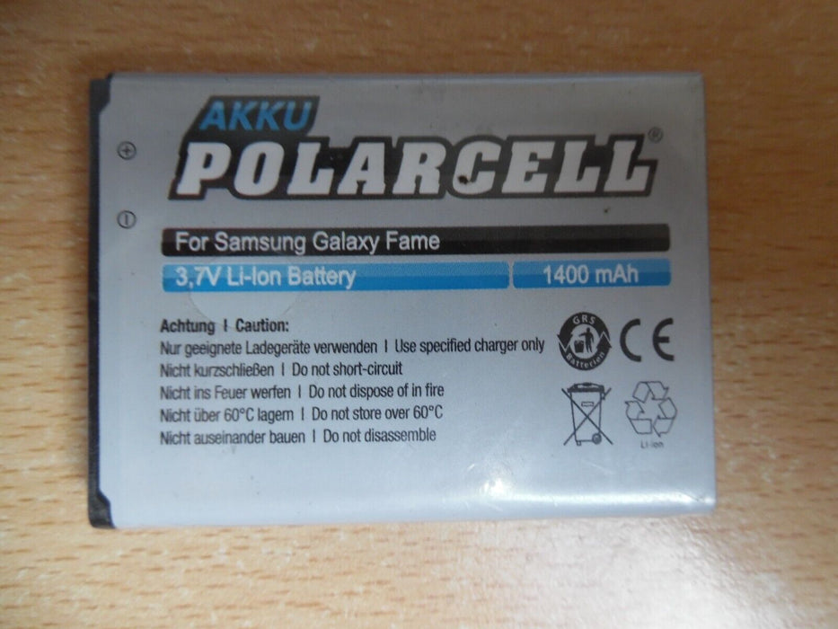 For Samsung galaxy fame battery 1400mAh 3.7V