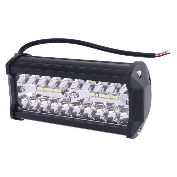 1Pc 7" 100W LED Work Light Long Bar Flood Spot Beam Waterproof Offroad 4WD