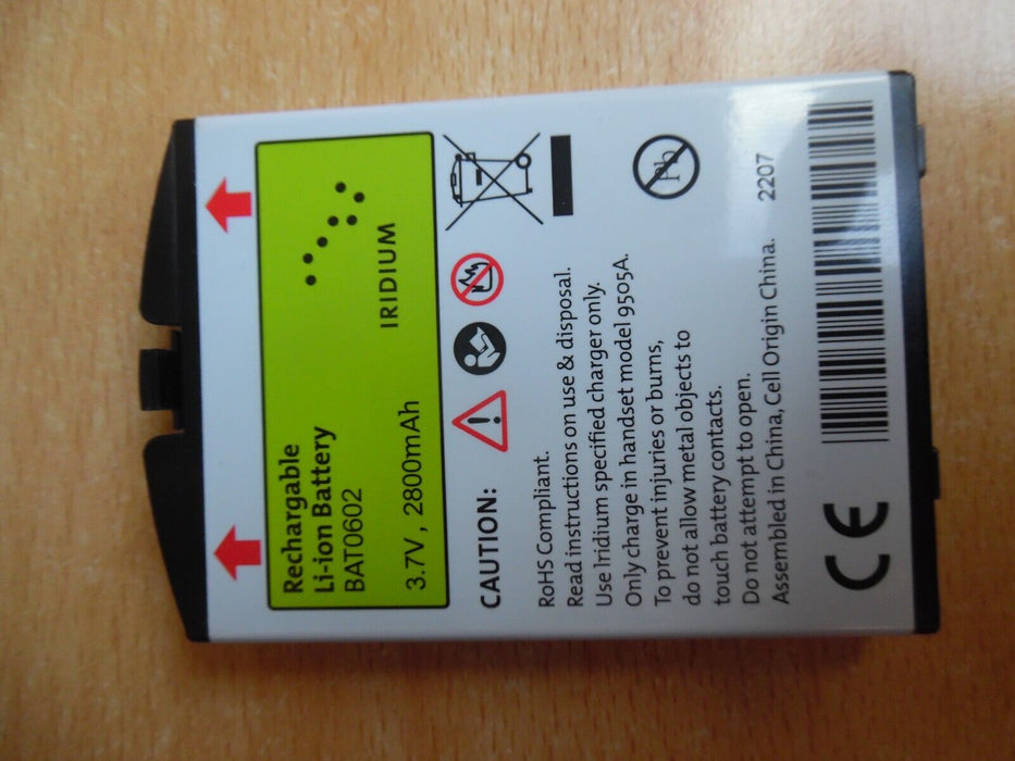 Replacement Battery for Iridium 9505A Satellite Phone