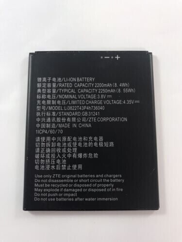 Genuine Original ZTE Li3822T43P4h736040 Replacement Battery Tempo X, Vodafone E8