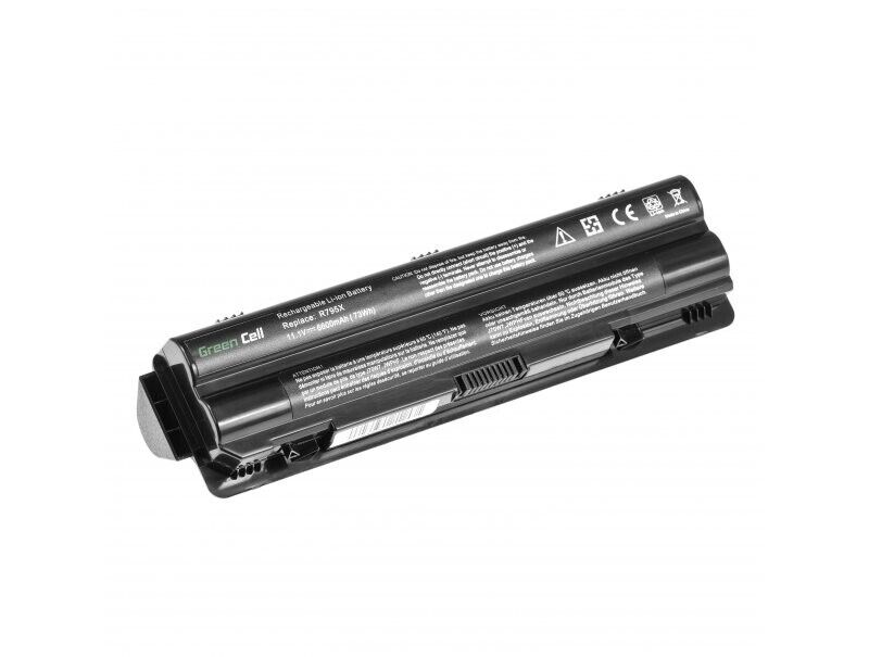 Green Cell Laptop Battery extended 6600mah JWPHF R795X Dell XPS 14 14D 15 15D 17