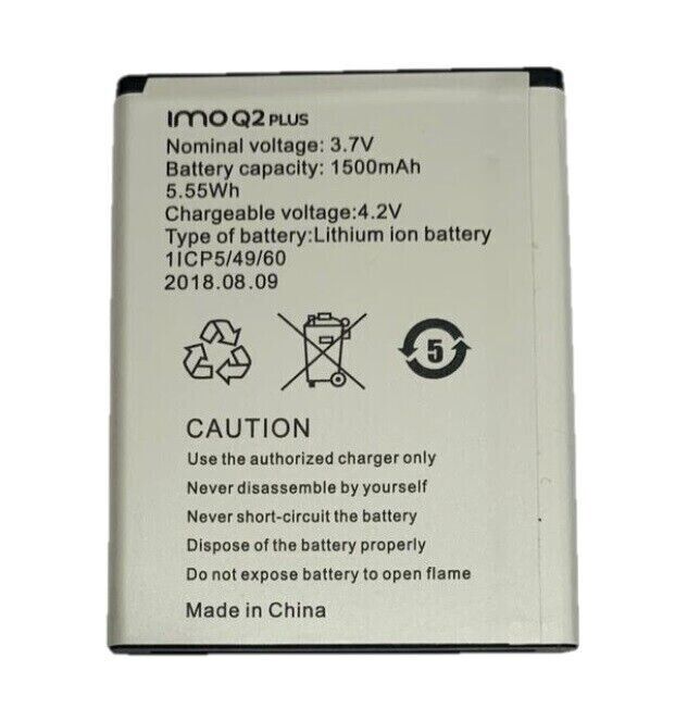 Genuine IMO Q2 Plus Battery for IMO Q2 plus ONLY 3.7V 1500mAh