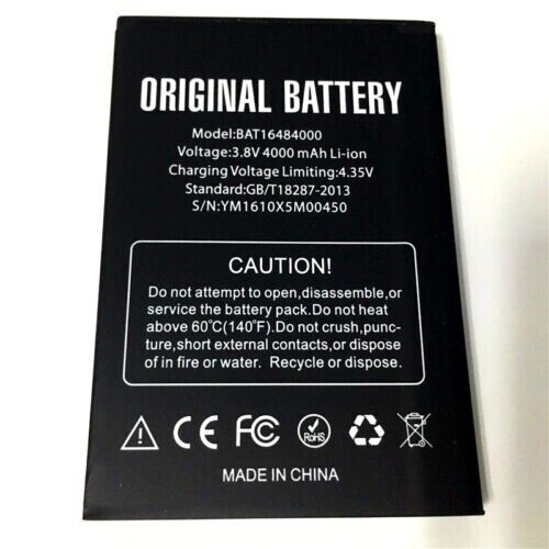 ORIGINAL DOOGEE 4000Mah BATTERY FOR X5 MAX / MAX PRO BAT16484000 NEW