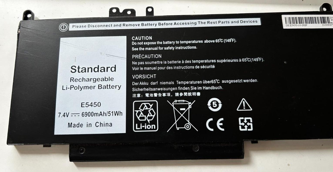 Laptop Battery G5M10 WYJC2 0WYJC2 OWYJC2 for Dell Latitude E5450 E5550