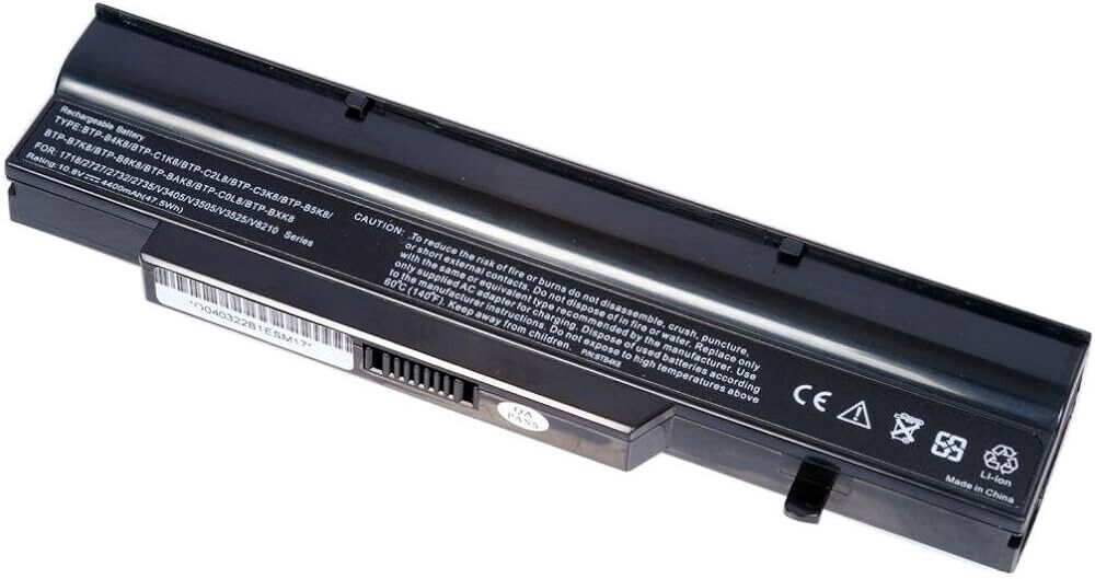 Battery type FUJITSU-SIEMENS BTP-B4K8, 10.8V, 4400mAh, Li-Ion