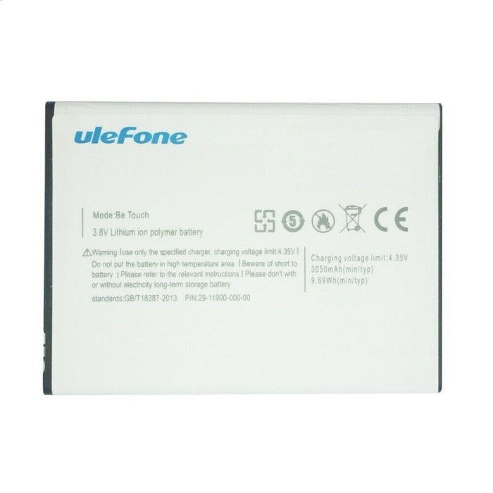 Ulefone be Touch, 3050mAh Battery 3.8V