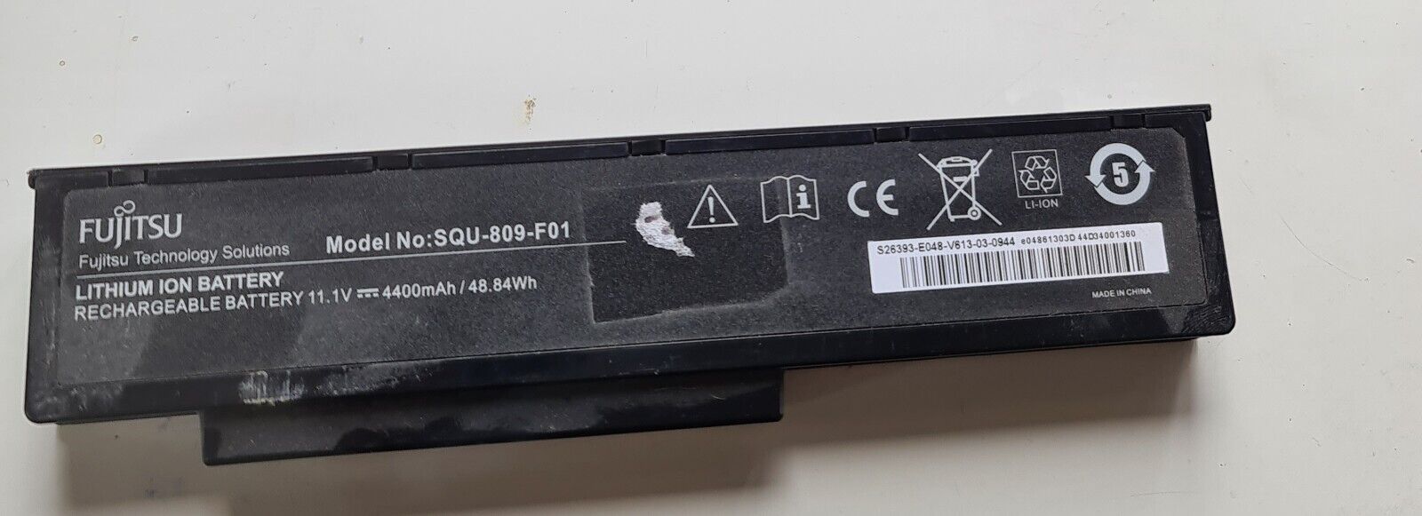 LAPTOP BATTERY black for FUJITSU SIEMENS Amilo SQU-809-F01, SQU-808-F01 Ref:38