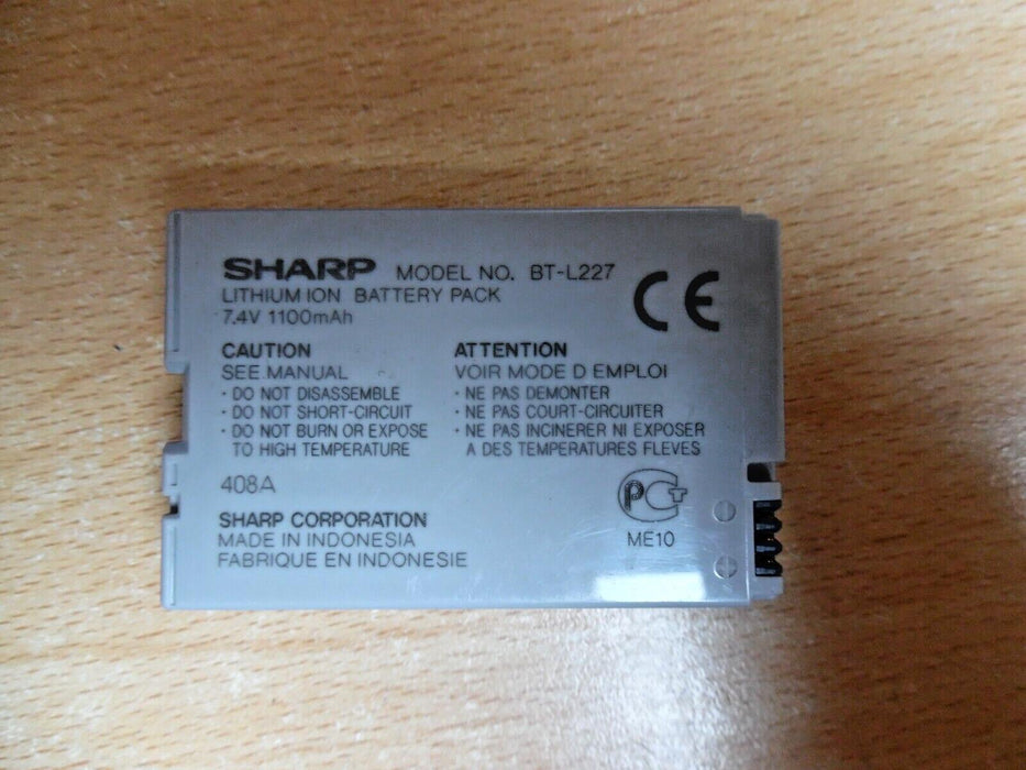 Sharp BT-L227 Camera battery 1100mAh Viewcam Z