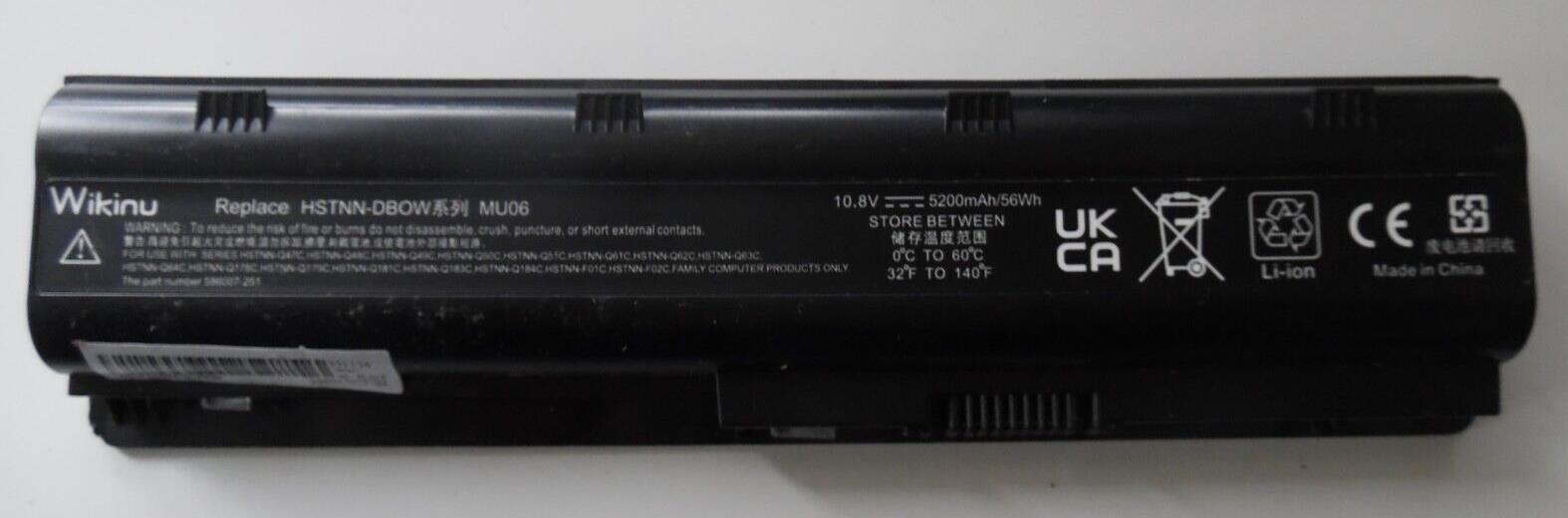 MU06 Battery for HP 2000 250 430 431 635 650 655 Notebook Pavilion G4 G6 G62 G72