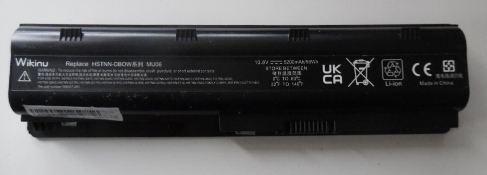 MU06 Battery for HP 2000 250 430 431 635 650 655 Notebook Pavilion G4 G6 G62 G72