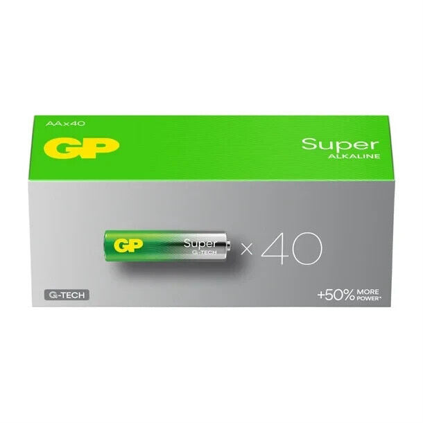 GP Super G-Tech Battery AA (Pack of 40)