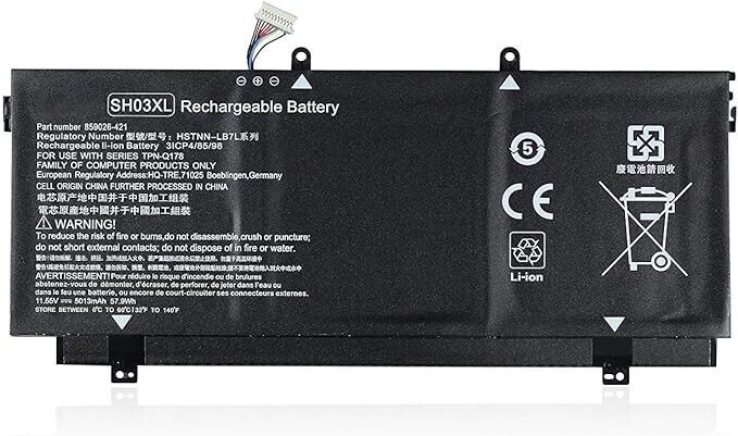SH03XL TPN-Q178 Laptop Battery Replacement for HP Spectre X360 13-AC001NA AC013D
