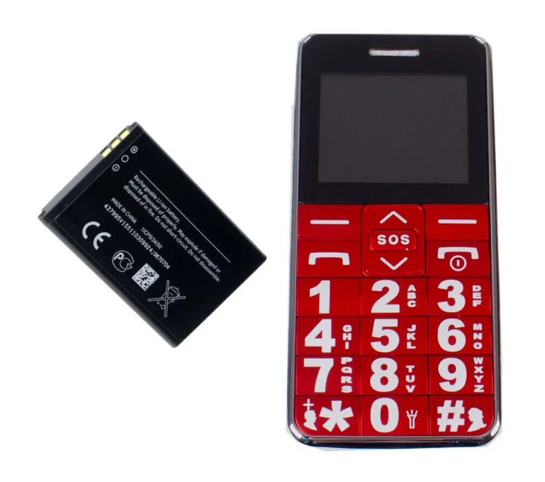 NEW Battery for the Sonica Big Button Basic Seniors Mobile Phone