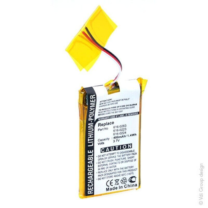 NX MP3/MP4/Multimedia battery 3.7V 550mAh