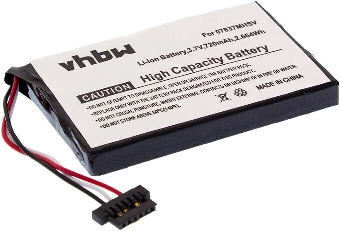 vhbw Battery Replacement for Becker 07837MHSV, 338937010150, S30 for GPS Navigat