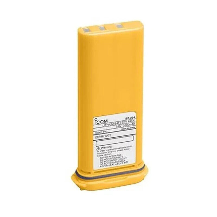 Icom BP-234 – Lithium Battery 30Wh 9.0V/3300mAh (Non Rechargable)