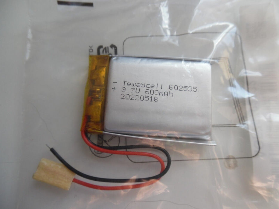 3.7V 600mAh 2.22Wh Polymer Li Battery 602535 Lipo For Bluetooth Speaker GPS